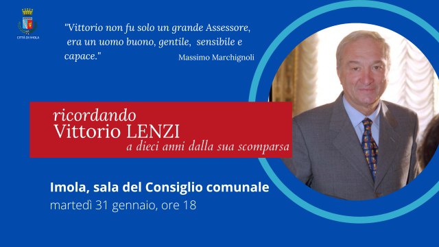 Commemorazione di Vittorio Lenzi